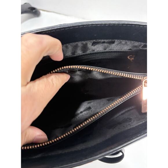 Ted Baker Epi Callaa Bow Detailed Black Leather Shoulder Bag Purse See‎ Pictures - Picture 11 of 15
